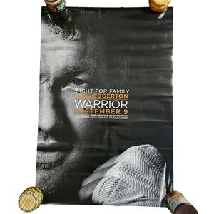 Warrior 2011 Original Advance Movie Poster 27x40 Joel Edgerton Tom Hardy D/S